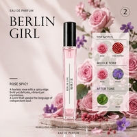 Tragbares 10ml Eau de Parfum Teströhrchen Langanhaltender Damenduft Fruchtig-Zitrus-Holzig-Blumige Noten Parfüm-Duftnebel OEM
