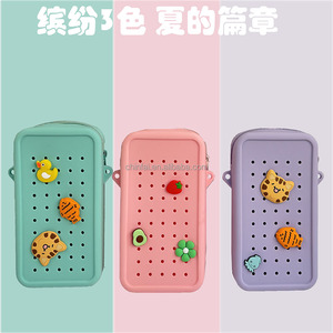 <span class=keywords><strong>Pochette</strong></span> bandoulière tendance en silicone pour enfants et femmes, sacoche portable étanche pour <span class=keywords><strong>téléphone</strong></span> portable, compatible avec les sacs à bandoulière - Product Image 3