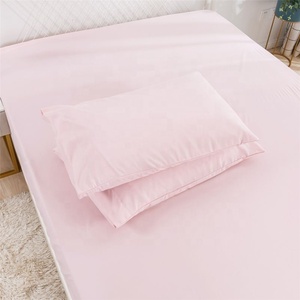 <span class=keywords><strong>DRAP</strong></span> <span class=keywords><strong>PLAT</strong></span> super doux poches profondes facile d'entretien draps de <span class=keywords><strong>lit</strong></span> king queen size avec élastique - Product Image 3