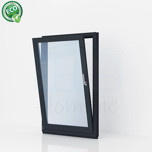 Fenêtre à battant en aluminium noir certifiée NFRC, design simple, fabrication directe d'usine - Product Image 5