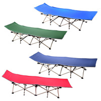 Chaise longue de plage pliante en métal avec double tissu Oxford pour les loisirs d'entreprise