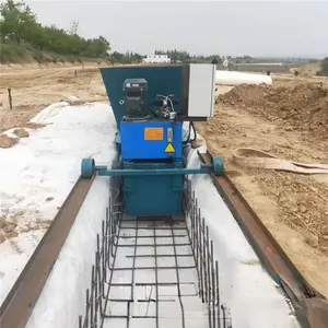 Kanal beton auskleidung maschine Voll automatische U-förmige Graben form maschine Landwirtschaft liche Entwässerung maschine