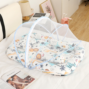 <span class=keywords><strong>Lit</strong></span> Nid Bébé Best-Seller, Transat pour Tout-Petits, Ensemble <span class=keywords><strong>de</strong></span> Literie en Coton, Transat Bébé avec Moustiquaire - Product Image 5