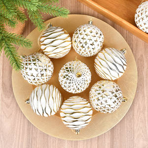 Fournitures <span class=keywords><strong>de</strong></span> décoration <span class=keywords><strong>de</strong></span> Noël, boules <span class=keywords><strong>de</strong></span> Noël <span class=keywords><strong>de</strong></span> 8 cm, décorations pour la maison, les centres commerciaux, les vitrines, pendentifs <span class=keywords><strong>de</strong></span> boules à suspendre pour l'arbre <span class=keywords><strong>de</strong></span> Noël - Product Image 1