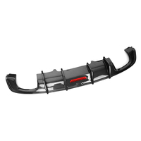 Diffuseur de pare-chocs arrière en carbone de style KB pour Audi A4 S Line S4 B9 2017-2019, grandes ailerons, diffuseur arrière, garde-boue