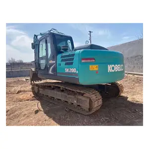 KOBELCO SK200-8 <b>Green</b> Hydraulic Crawler Excavator Used Good Condition Japan Secondhand Digger Engine Gear PLC Similar Models - Product Image 1