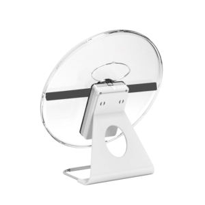 พัดลมโฮโลแกรม 3 มิติ แบบพกพา ชาร์จไฟได้ ใบพัดคู่ พร้อมพอร์ต USB  แสดงภาพโฮโลแกรม 3 มิติ แบบมองเห็นได้ด้วยตาเปล่า วางบนโต๊ะทำงาน - Product Image 4