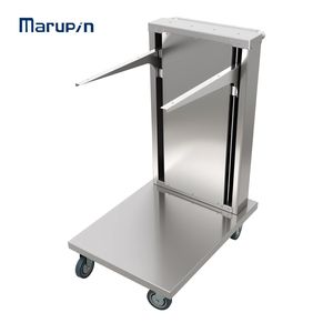 Basket stacking cart Stainless steel dishwasher basket transportation cart Hotel restaurant collection cart - Product Image 4