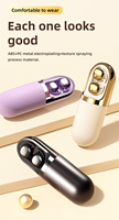 Headphone Tidur Nirkabel Tak Terlihat S13 Baru 2025 dengan Layar Digital dan Pencahayaan RGB 6.0 untuk Getaran Telinga saat Tidur Menyamping