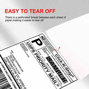 ई कॉमर्स विक्रेता गोदामों और कूरियर वितरण केंद्रों के लिए थर्मल तेल प्रमाण शिपिंग लेबल पेपर - Product Image 3