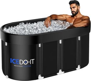 High Quality Portable Cold Plunge Tub 2025 Folding Sport Recovery <strong>Ice</strong> Bathtub Fashion <strong>Ice</strong> Bath Tub for Athletes Cold <strong>Ice</strong> <strong>Bucket</strong> - Product Image 1