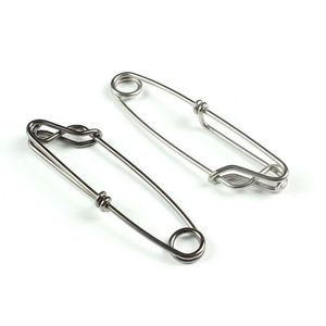 Sacchetto di 100 pezzi chiusura pesca spigola appesa pinna da pesca per carpe a scatto girelli e accessori da pesca snapsgenere - Product Image 6