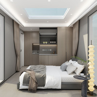 Capsule spatiale mobile connectée à internet 2025 – Maison préfabriquée, hôtel de loisirs extérieur, chambre panoramique, supermarché chinois