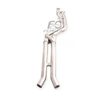 Tuyau d'échappement en acier inoxydable en Z pour BMW G80 M3 M4 G82 S58 3.0T – Section intermédiaire adaptable à sertir