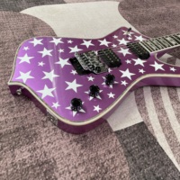 Purple Iceman Ibanz Electric Guitar Chrome Hardware HH Free Ship From US Stock