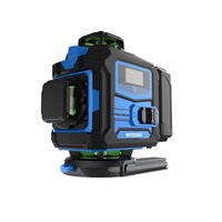 Niveaux laser INTOUGH, qualité professionnelle, rotation à 360°, 4D, 5 lignes, 16 lignes pour la construction, niveau laser