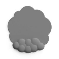 Tapis de souris Support de poignet avec surface en cuir, repose-poignet en nuage Tapis de souris avec mousse à mémoire de forme, base en PU antidérapante pour ordinateur portable à domicile et au bureau