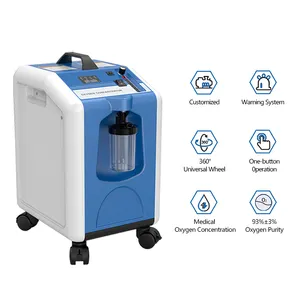 Concentrador de oxígeno MICiTECH en clase II, generador de oxígeno de grado médico de 5 litros para uso industrial, agrícola y acuícola