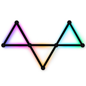 ชุดไฟ LED RGB แบบมืออาชีพ 9 ชิ้น พร้อมระบบ WIFI ปรับความสว่างได้ ซิงค์กับเสียงเพลง เหมาะสำหรับห้องนอน ห้องนั่งเล่น งานเลี้ยงเกมมิ่ง - Product Image 1