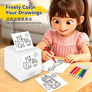 Mini Impresora de Pegatinas GY AI, Juguete Interactivo para Niños, Controlado por Voz, Portátil, Térmico, sin Tinta, Manualidades, para Niños de 3 a 12 Años - Product Image 5