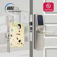 Cerradura de Puerta para Hotel de Alta Gama con Sistema de Software de Gestión, Tarjeta RFID, Sistema de Cerradura para Hotel con Estándar ANSI