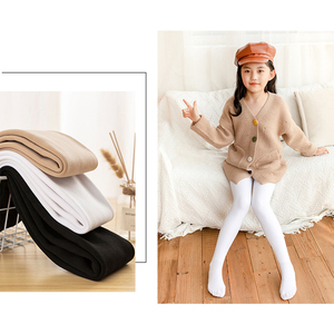2025 OEM Solid Color Fleece Winter <strong>Leggings</strong> Pantyhose for Kids <strong>Girls</strong> High Waist Casual Style Breathable Seamed Warm <strong>Thermal</strong> - Product Image 3