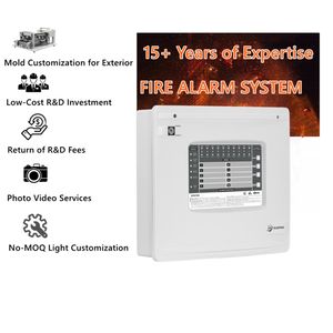 Iyi görünümlü yüzey tasarımı kolay kurulum fabrika fiyat konvansiyonel yangın alarmı kontrol paneli yangın koruma CE sertifikalı - Product Image 2