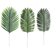 Vente flash : Feuilles de Monstera artificielles en soie, durables, pour décoration tropicale de mariage