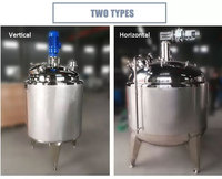 Équipement de mélange de machines chimiques réservoir de mélange à double enveloppe en acier inoxydable réservoir de mélange de savon liquide