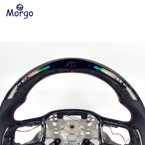Accesorios Interiores para Ford, Volante de Fibra de Carbono Forjado Personalizado para Mustang GT 350 500 Shelby 2024+, Estilo Racing - Product Image 3