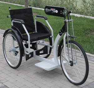 Bon marché pliable <span class=keywords><strong>Handbike</strong></span> tricycle à manivelle fauteuil roulant manuel pour la réadaptation des personnes handicapées handicap léger - Product Image 4
