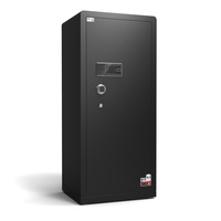 ChenGuang CW4-156 150cm Stahl Elektronischer Digitaler Schlüsselsafe für Zuhause & Büro Geld- und Schmuckaufbewahrung (Schwarz Gold)
