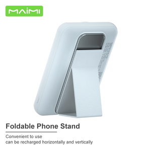 <span class=keywords><strong>Batterie</strong></span> <span class=keywords><strong>externe</strong></span> magnétique sans fil 15W à charge rapide avec support de téléphone, chargeur portable PD 20W USB C pour <span class=keywords><strong>iPhone</strong></span> - Product Image 4