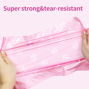 Bolsas para excrementos de perros y gatos, color rosa y verde, a prueba de fugas, extra gruesas, para mascotas grandes y pequeñas - Product Image 6