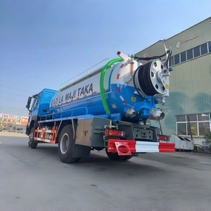 Camion d'aspiration des eaux usées haute pression HOWO 4x2 16CBM, camion de nettoyage par aspiration des eaux usées et des matières fécales - Product Image 6