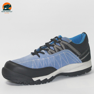 Đá trâu ngoài trời thể thao an toàn Giày Nubuck + kpu chất lượng tốt làm việc khởi động với Pu Đế xây dựng công nghiệp ứng dụng - Product Image 2