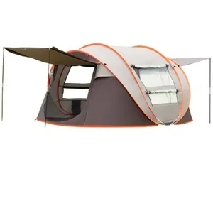 6 Persoons Outdoor Automatische Tent Polyester Pop-Up Grote Hoge Kwaliteit Recreatieve Wandel Camping Tent