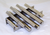Aimants de trémie robustes Grilles magnétiques en céramique/ferrite Grilles magnétiques carrées ou rondes avec déflecteur angulaire