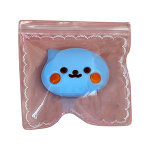 Nouvelle Peluche Réaliste Chaton Bleu 7cm Super Douce Anti-Stress à Presser Cadeau pour Enfants et Adultes Améliore l'Humeur Positive - Product Image 2