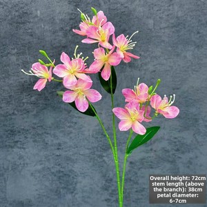 Fleur artificielle de jasmin unique en PU pour impression 3D, décoration maison et mariage, ornements floraux artificiels en gros - Product Image 4