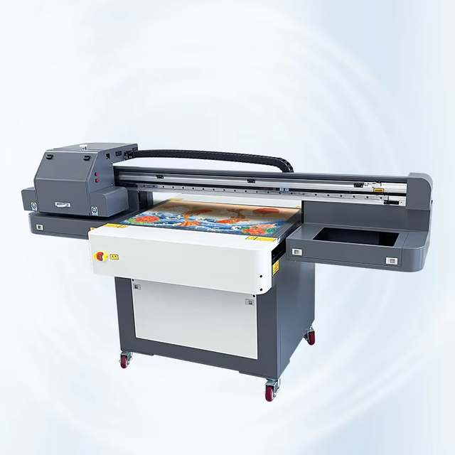 6090 with Industrial Print Head Flatbed Digital UV Printer