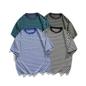 Le Nouveau T-shirt Homme pour l'Été 2025 : Tendance Rétro, Grande Taille, Col Rond, Décontracté, Manches Courtes, 100% Coton Tricoté - Product Image 1
