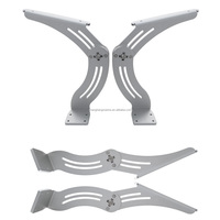 Support de siège de bateau pliant en aluminium, charnière de base de chaise marine pour yacht, vente en gros d'usine