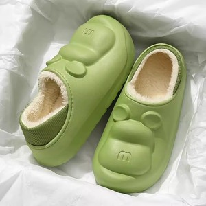 Nuove <span class=keywords><strong>pantofole</strong></span> di cotone per le donne Kapibala moda Hairy Drag Cartoon riccio peloso casa calore cotone Drag all'ingrosso - Product Image 6