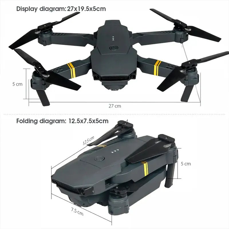 Vehículo aéreo no tripulado más grande de 90 (UAV), avión aéreo de alta definición 4 K de cuatro ejes, evitación de obstáculos láser de 360 grados