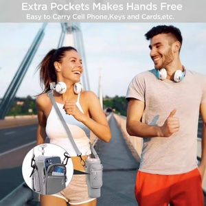 <span class=keywords><strong>Sac</strong></span> porte-bouteille d'eau <span class=keywords><strong>à</strong></span> sangle réglable, simple et moderne, avec poche pour téléphone, pour gobelet <span class=keywords><strong>Stanley</strong></span> de 40 oz - Product Image 5
