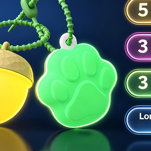 Papifeed Rechargeable Silicone Cartoon Pattern Flashing LED Pet Safety <strong>Light</strong> <strong>for</strong> <strong>Dogs</strong> &amp; Cats Night Walking - Product Image 6