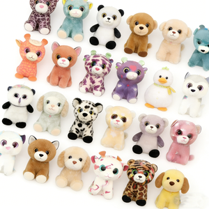 Paquete Variado de Peluches de Animales con Ojos Brillantes, Mini y Grandes, Personalizados, Surtidos, de Gatos, Perros, Ranas, Monos, Búhos y Otros Animales de la Selva - Product Image 3