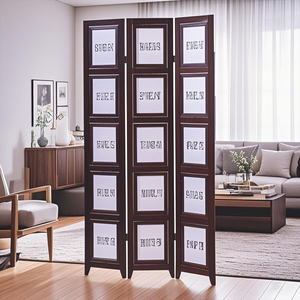Panneau de séparation <span class=keywords><strong>en</strong></span> <span class=keywords><strong>bois</strong></span> réglable moderne du fabricant Paravent Paravent <span class=keywords><strong>pour</strong></span> la maison Bureau <span class=keywords><strong>Salon</strong></span> Mobilier général - Product Image 5