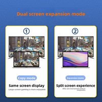 Cable DP a HDTV Full HD 1080P de 1.8m, Revestimiento de PVC Chapado en Oro, Sincronización de Audio y Video para PC/Proyector, Pantalla Grande